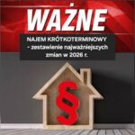Obowiązek zgłoszenia obiektów świadczących usługi hotelarskie w tym najmu krótkoterminowego do ewidencji